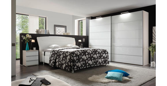 POLSTERBETT 180/200 cm in Anthrazit - Anthrazit/Silberfarben, KONVENTIONELL, Holz/Textil (180/200cm) - Esposa