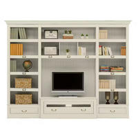 WOHNWAND UrbanClass 2-teilig  in Weiß  311/238,5/52-46,5 cm  - Bronzefarben/Weiß, LIFESTYLE, Holz/Metall (311/238,5/52-46,5cm) - Livetastic