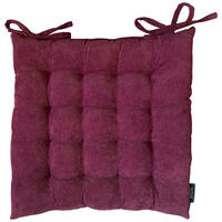 PODUŠKA NA ŽIDLI, 38/38/4 cm - bordeaux, Basics, textil (38/38/4cm) - Novel