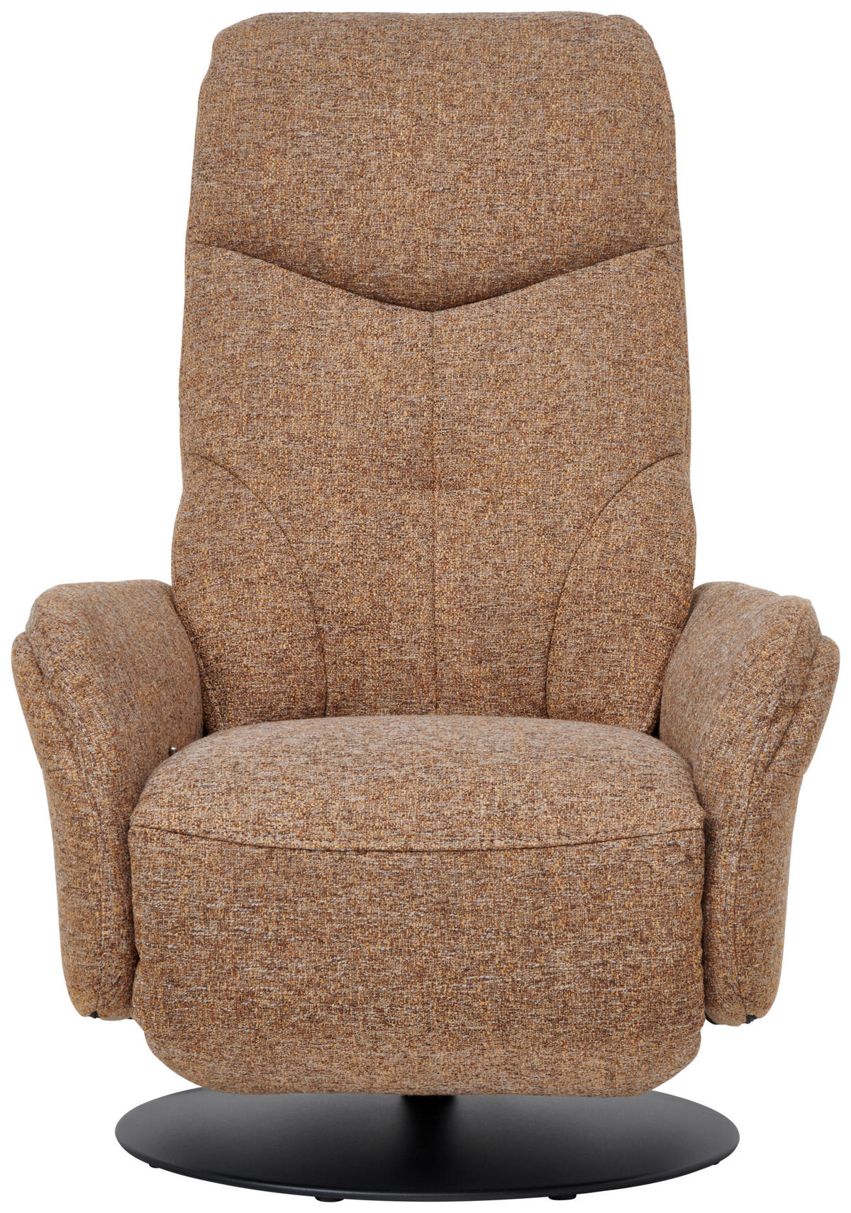 RELAXSESSEL in Textil Karamell  - Anthrazit/Karamell, Design, Textil/Metall (77/110/89cm) - Himolla