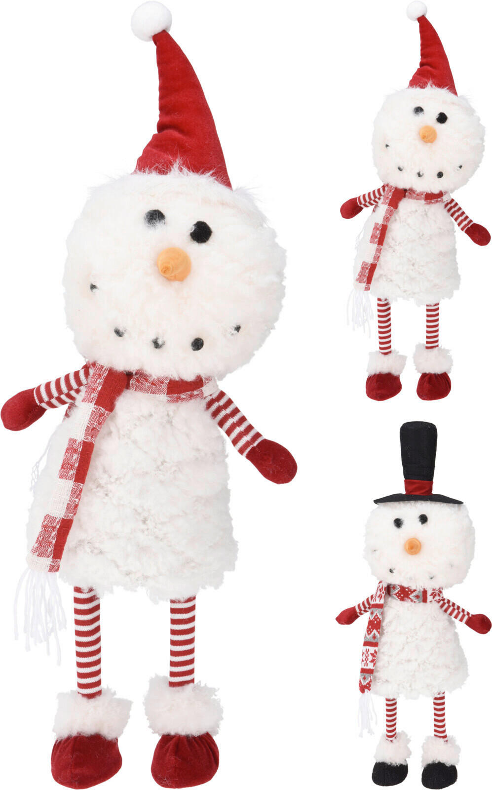 VÁNOČNÍ FIGURKA - vícebarevná, Basics, kámen (29/27/27cm)