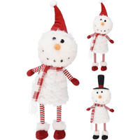 VÁNOČNÍ FIGURKA - vícebarevná, Basics, kámen (29/27/27cm)