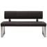 SITZBANK Echtleder Braun, Edelstahlfarben - Edelstahlfarben/Beige, Design, Leder/Metall (160/85/60cm) - Dieter Knoll SITZBANK Echtleder Braun, Edelstahlfarben - Edelstahlfarben/Beige, Design, Leder/Metall (160/85/60cm) - Dieter Knoll