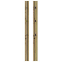 GARDEROBENPANEEL 2 Stück  in 13/160/1,6 cm  - Schwarz/Eiche Artisan, MODERN, Holzwerkstoff (13/160/1,6cm) - Xora