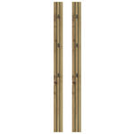 GARDEROBENPANEEL 2 Stück  in 13/160/1,6 cm  - Schwarz/Eiche Artisan, MODERN, Holzwerkstoff (13/160/1,6cm) - Xora