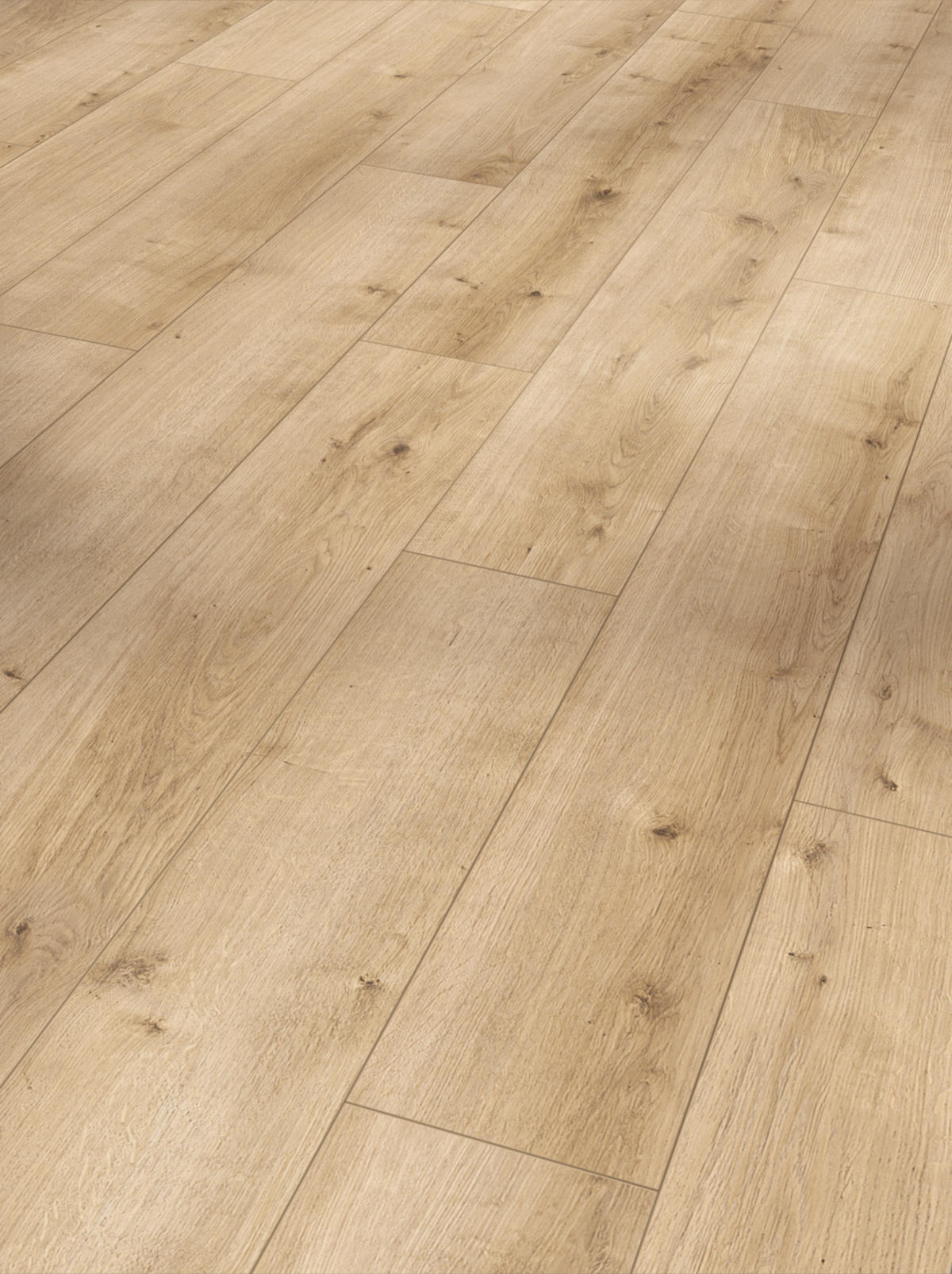 Designboden Eiche Pure hell MODULAR ONE 1730767  per  m² - Hellbraun/Eichefarben, Basics, Holz/Kunststoff (128,5/19,4/0,8cm) - Parador