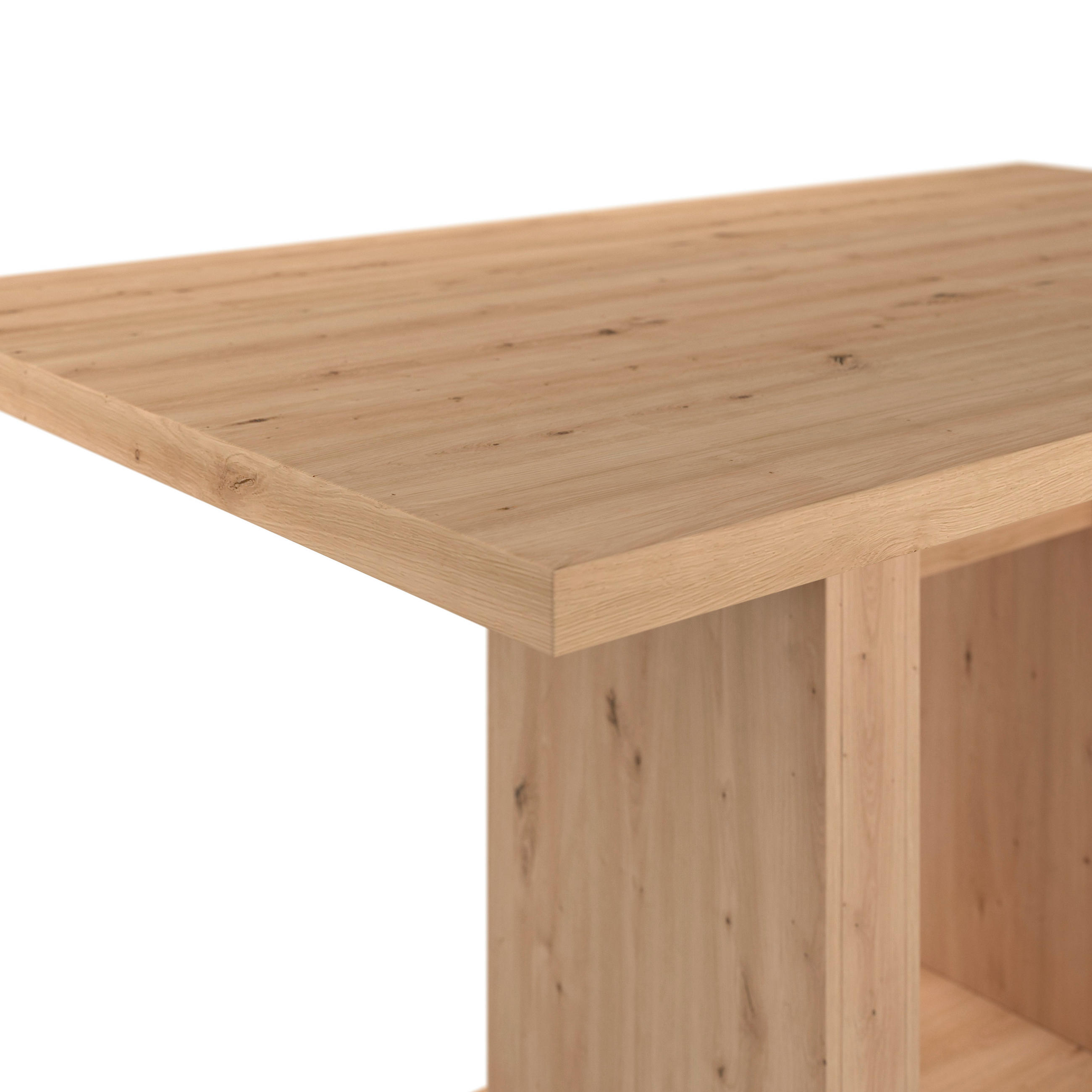 ESSTISCH Eichefarben rechteckig  ausziehbar  - Eichefarben, KONVENTIONELL, Holzwerkstoff (150-190/76/90cm) - home24