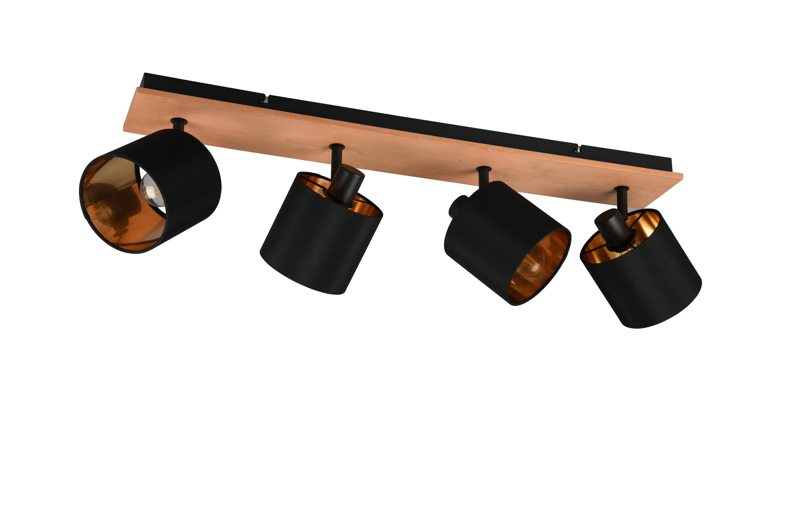 TAKSPOTLIGHT 72/19,5/12 cm   - svart/guldfärgad, Klassisk, metall (72/19,5/12cm)