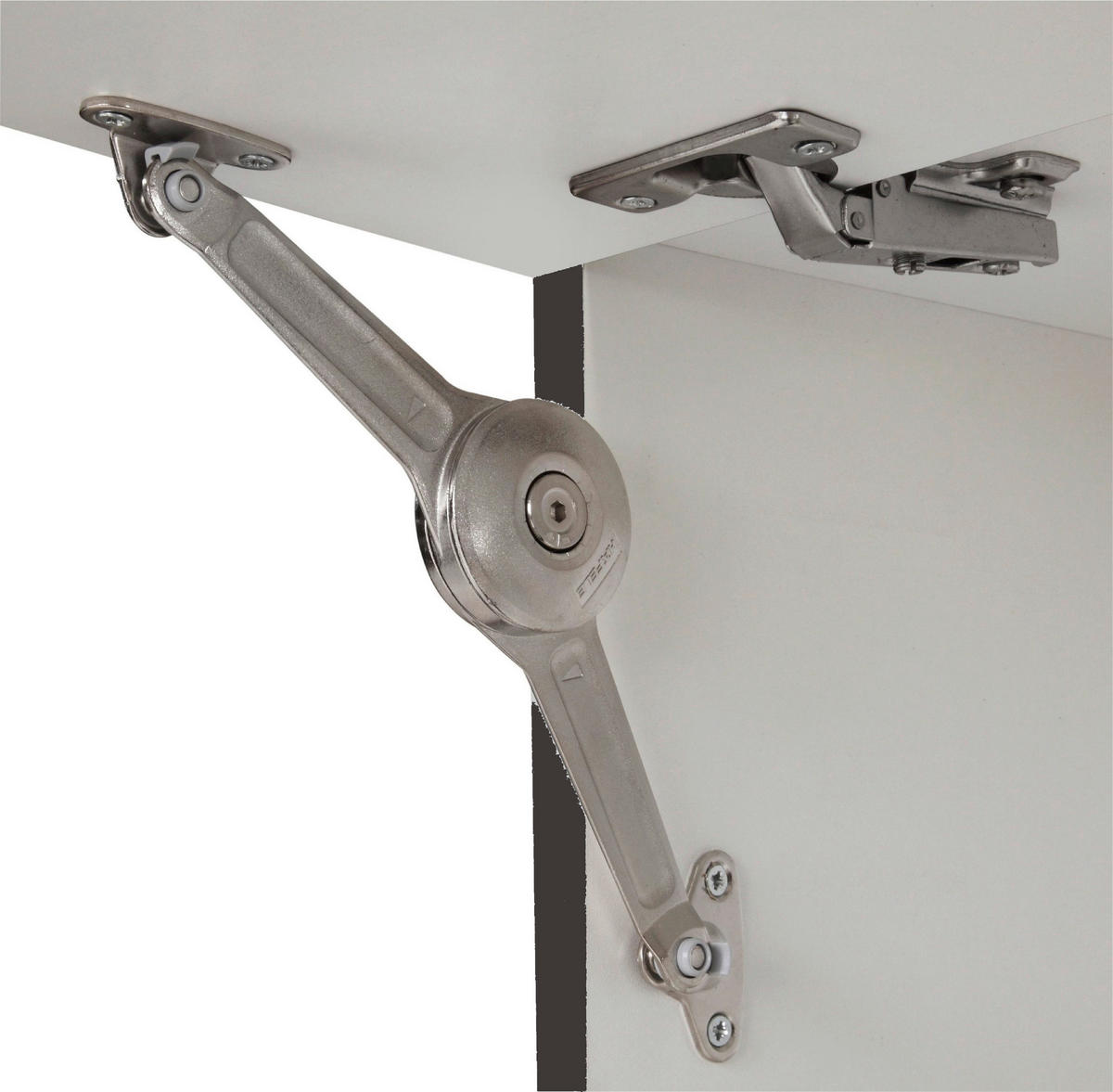 KÜCHENBLOCK 270 cm   in Eiche Wotan  - Chromfarben/Schieferfarben, MODERN, Holzwerkstoff/Metall (270cm) - Held