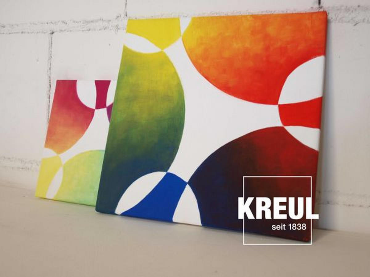 ACRYLFARBENSET - Blau/Gelb, Basics (40.5/16.8/4.5cm)
