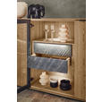 SIDEBOARD Anthrazit, Kastanienfarben  182/90,3/47,1 cm  - Kastanienfarben/Anthrazit, Natur, Glas/Holz (182/90,3/47,1cm) - Valnatura