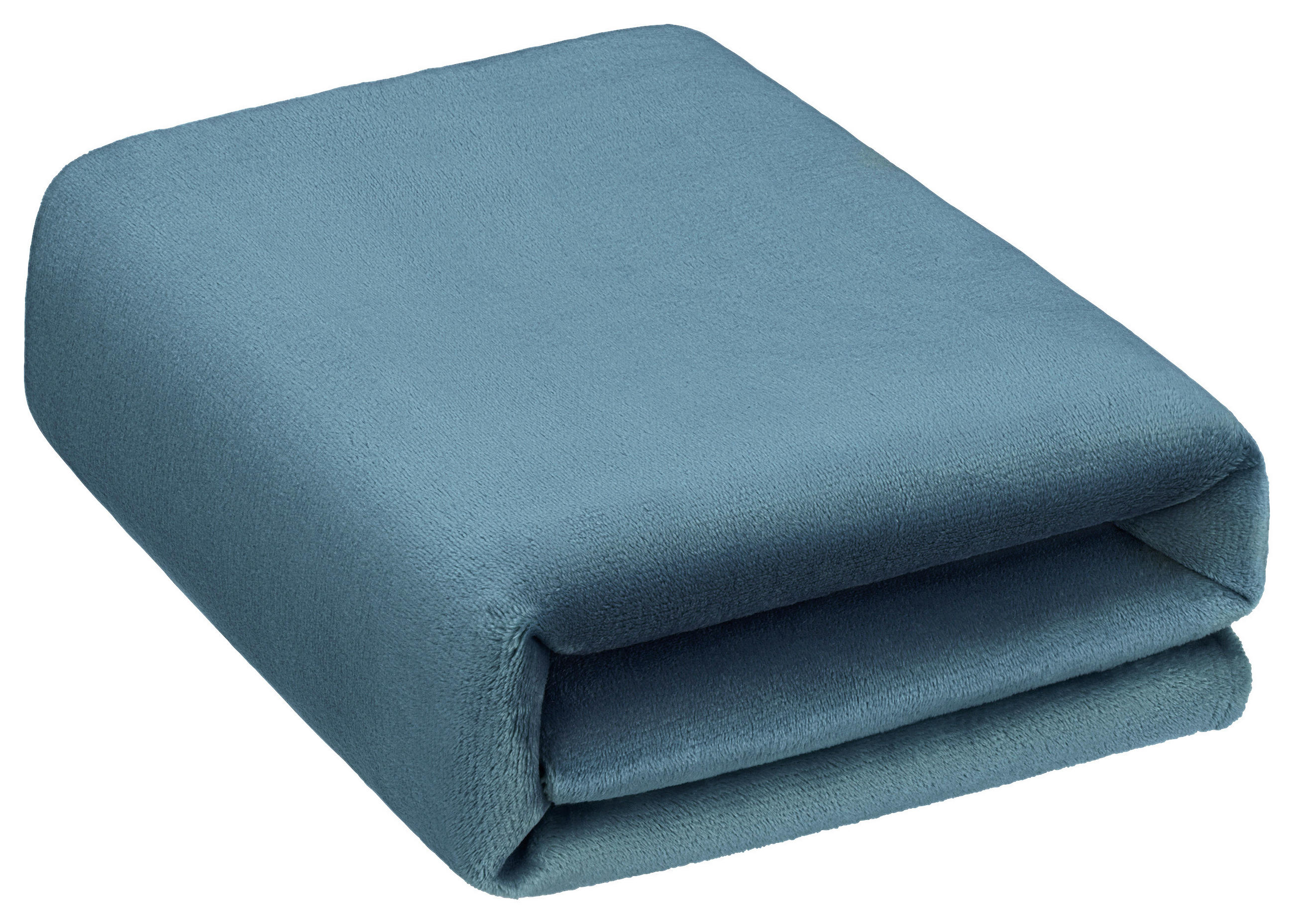 DECKE EMMA 140/190 cm  - Blau, Basics, Textil (140/190cm) - Novel