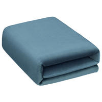 DECKE EMMA 140/190 cm  - Blau, Basics, Textil (140/190cm) - Novel