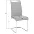 SCHWINGSTUHL Lederlook Chromfarben, Hellbraun - Chromfarben/Hellbraun, Design, Textil/Metall (43/99/56cm) - NOVEL