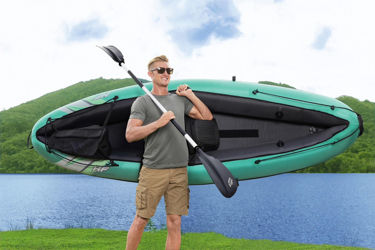 KAJAK VENTURA ELITE X1  - Grün, KONVENTIONELL, Kunststoff/Metall (280/86/40cm) - Bestway
