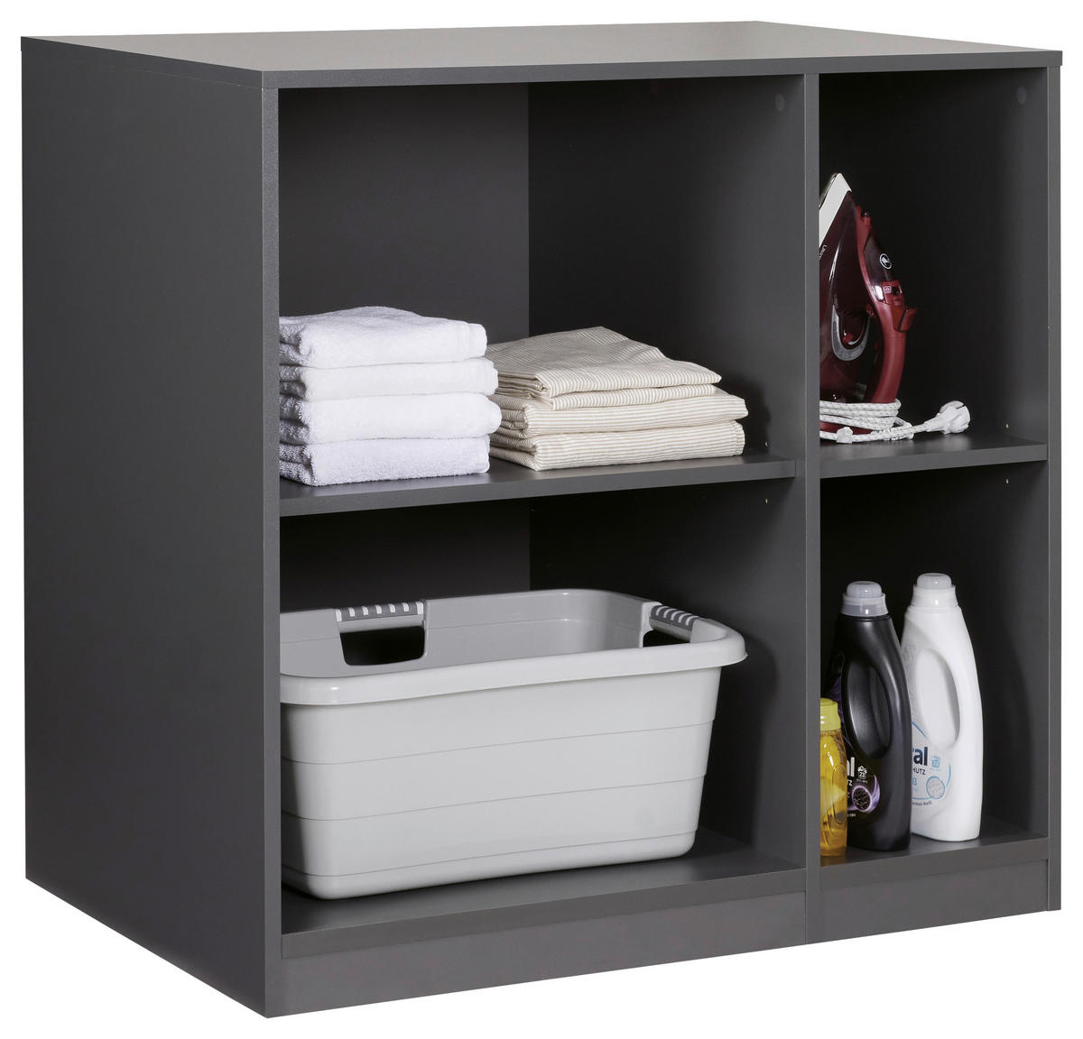 WASCHMASCHINENSCHRANK 99/98/68 cm  in Anthrazit  - Anthrazit, MODERN, Holzwerkstoff (99/98/68cm) - home24