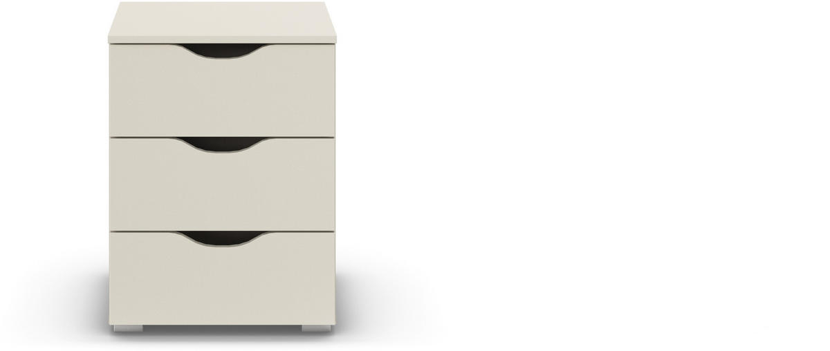 NACHTTISCH 47/62/42 cm  in Champagner  - Champagner/Silberfarben, Basics, Holzwerkstoff (47/62/42cm) - Boxxx