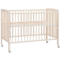 BEISTELLBETT  124/63/91 cm  - Champagner, Basics, Holz (124/63/91cm) - Jimmylee