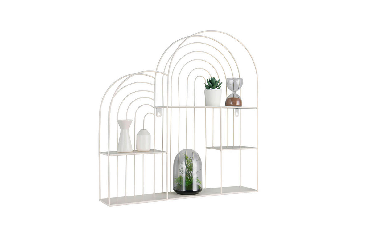 WANDREGAL  - Sandfarben, Trend, Metall (54/55/11cm) - Boxxx