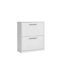 Pantofar 64/82,4/19 cm  - alb, Modern, material pe bază de lemn (64/82,4/19cm) - Xora