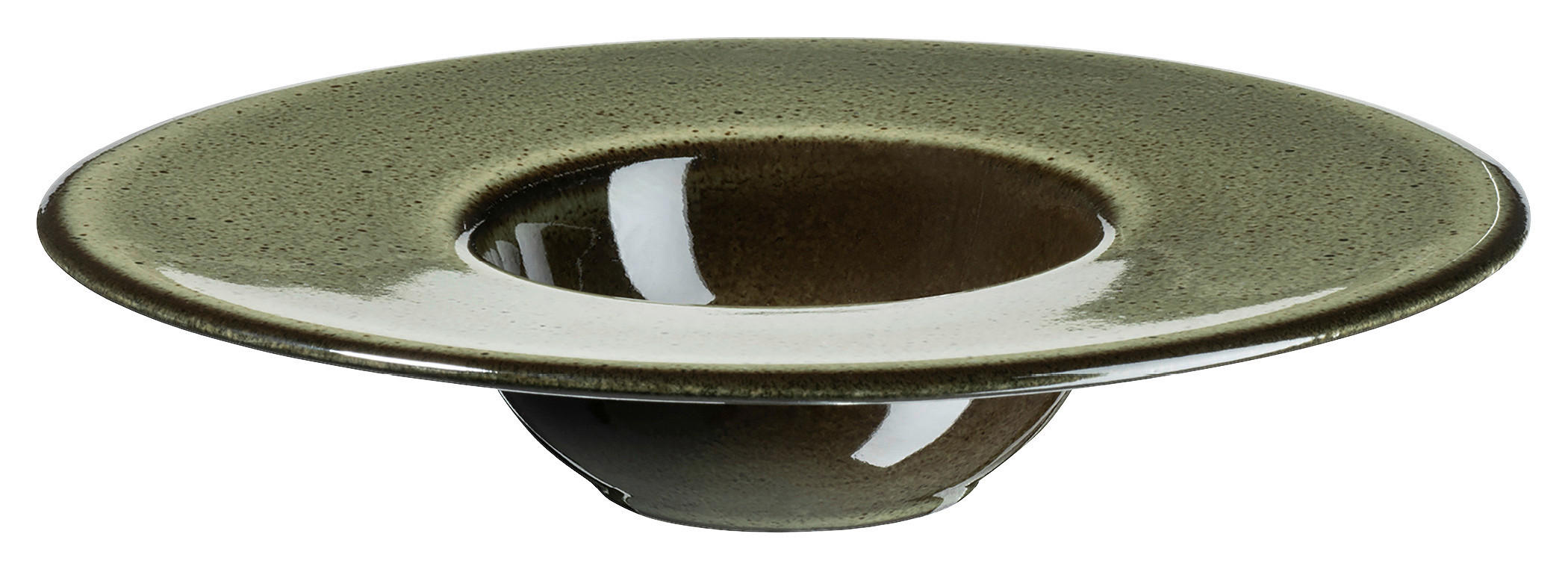 TELLERSET Ambitious 4-teilig  - Schwarz/Grün, Trend, Keramik (19cm) - Mäser