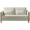 SCHLAFSOFA in Holz, Textil Creme, Buchefarben  - Buchefarben/Creme, Design, Holz/Textil (174/88/104cm) - Niels Andersson