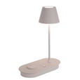 LED-TISCHLEUCHTE 25/12/33 cm   - Grau, Design, Kunststoff/Metall (25/12/33cm) - Novel
