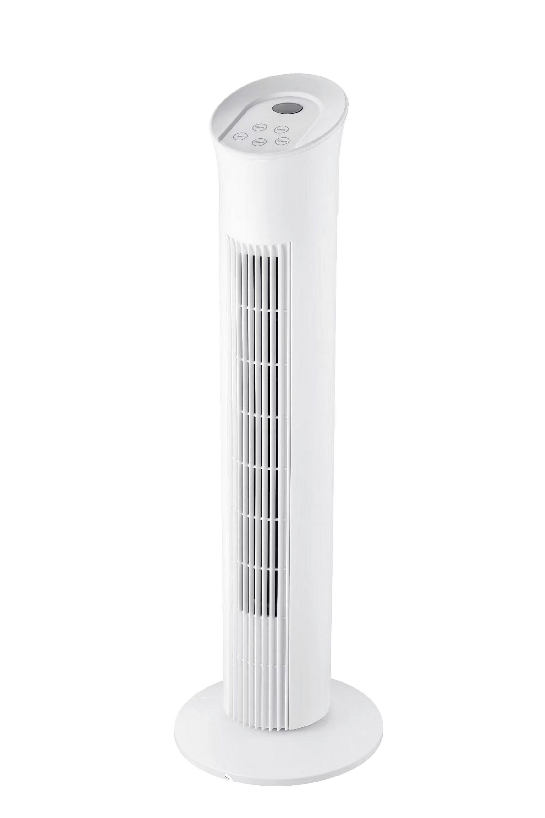 VENTILATOR STUPNI  bijela     - bijela, Basics, plastika (26/81cm) - Mican