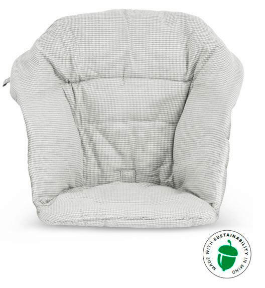 HOCHSTUHLEINLAGE Clikk  - Hellgrau/Grau, LIFESTYLE, Textil - Stokke