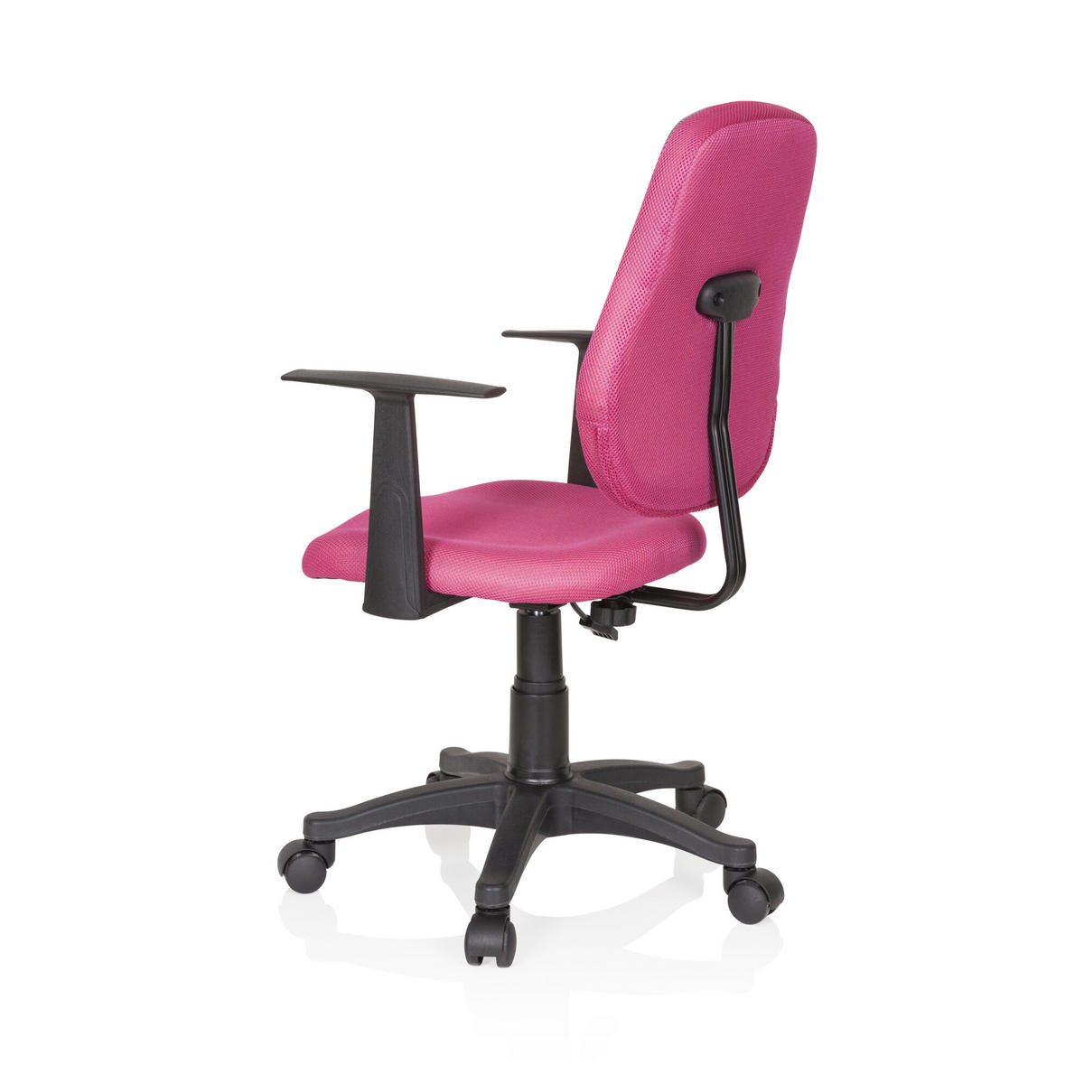 OTOČNÁ ŽIDLE PRO MLADÉ, šedá, pink - šedá/pink, Basics, plast (56/89-99/50cm) - MID.YOU