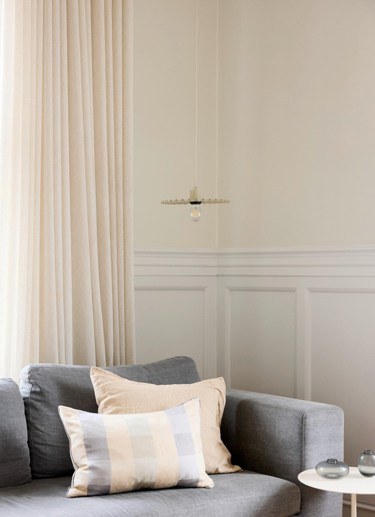 HÄNGELEUCHTE 29.5/110 cm  - Beige, Basics, Metall (29.5/110cm) - Osram