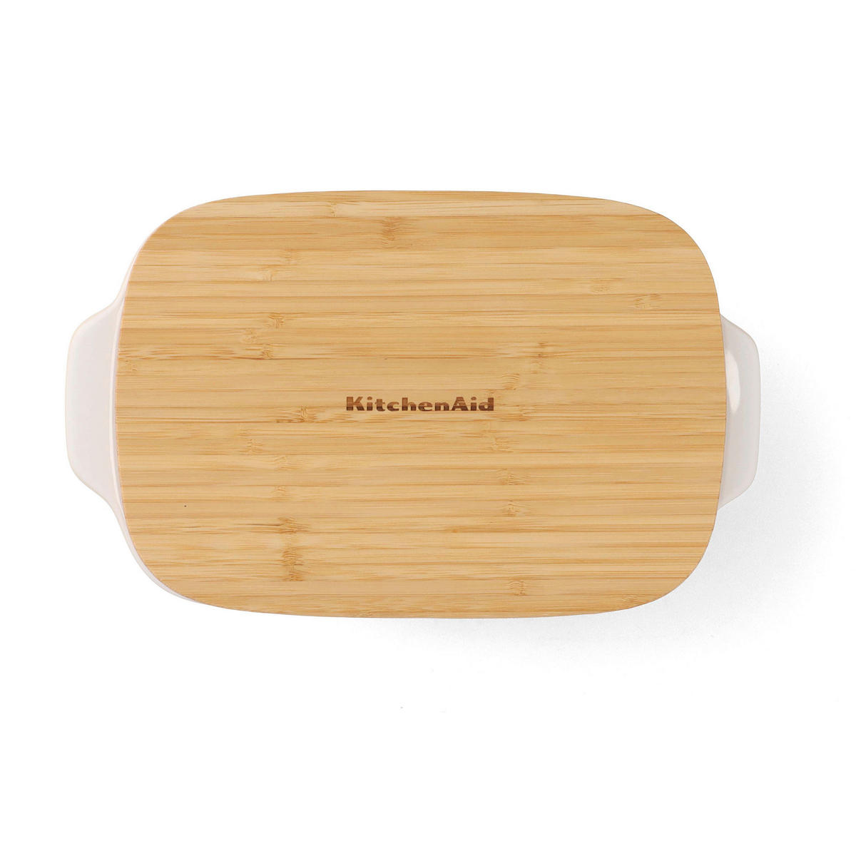 AUFLAUFFORM Keramik, Naturmaterialien Steingut  - Creme/Weiß, Basics, Naturmaterialien/Keramik (18.8cm) - Kitchenaid