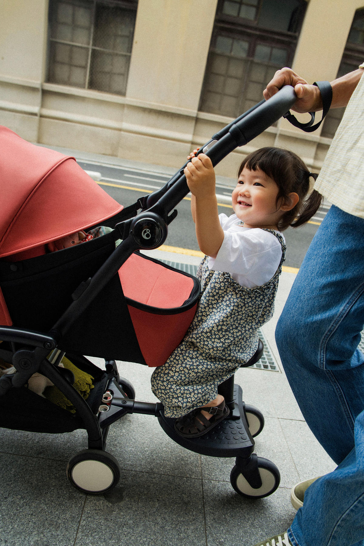 KOŠARA ZA SPAVANJE    - tamno ružičasta, Basics, tekstil (40/37cm) - Stokke