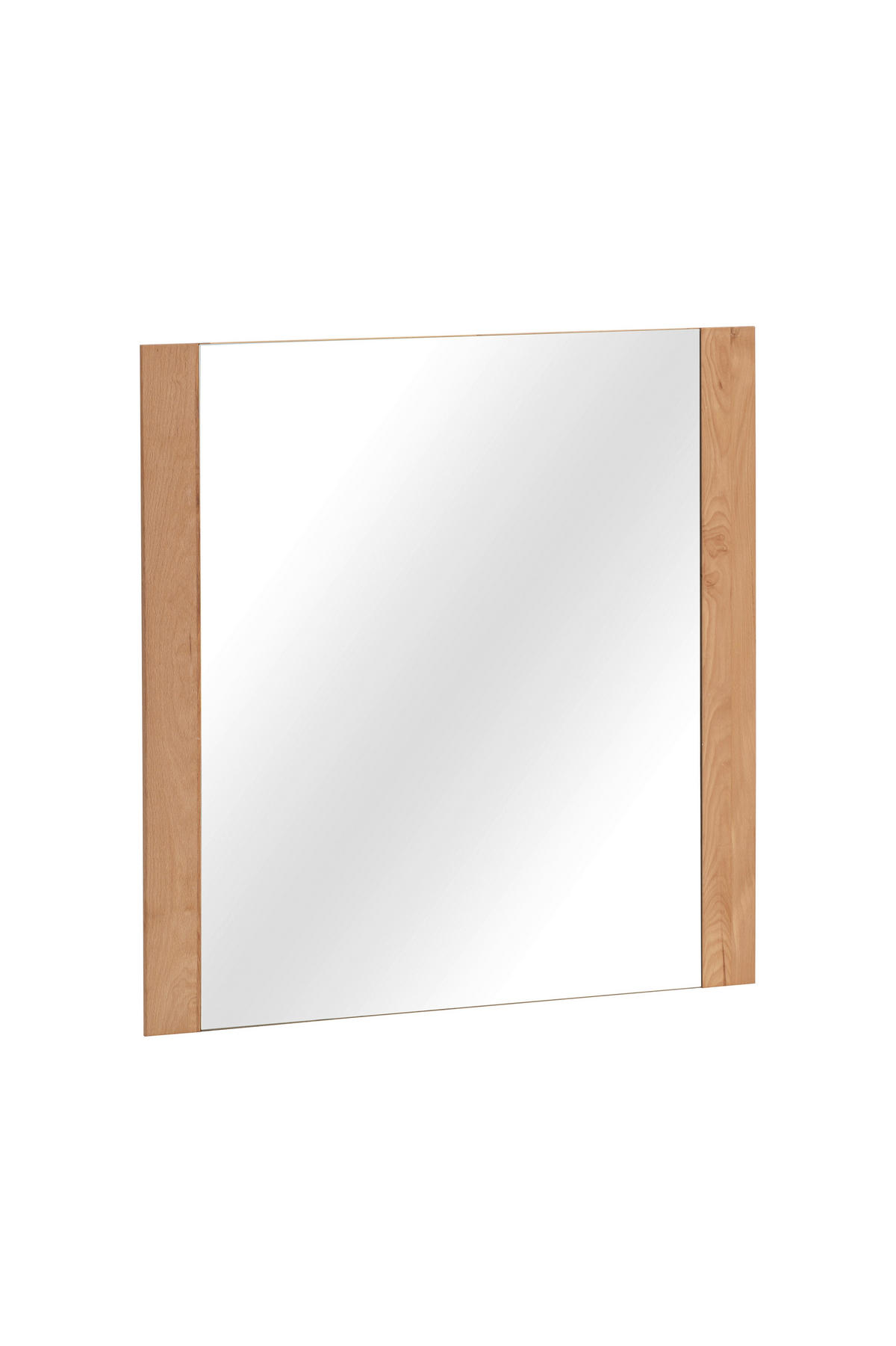 WANDSPIEGEL 80/80/3 cm    in quadratisch  - Kernbuche, Natur, Glas/Holz (80/80/3cm) - Linea Natura