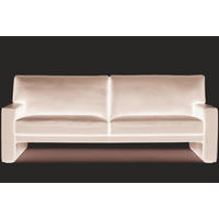 SOFA  in Echtleder Schwarz  - Schwarz, Design, Leder (172/84/87cm) - Erpo