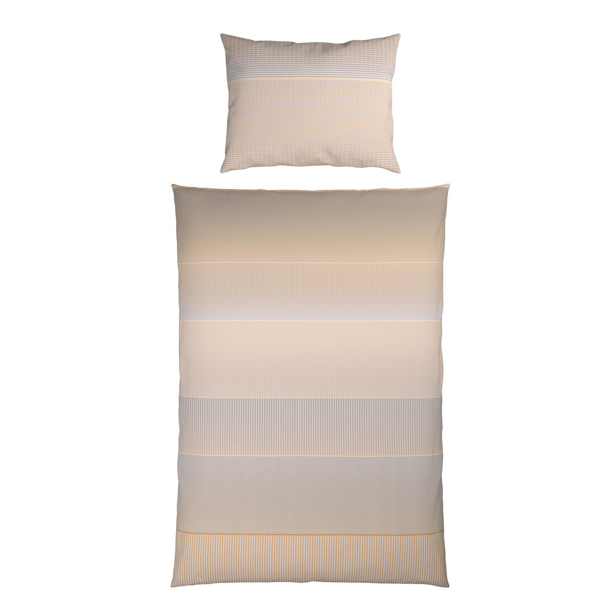 BETTWÄSCHE Abstrava Satin 140/200 cm  - Naturfarben, KONVENTIONELL, Textil (140/200cm) - Novel