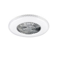 DECKENVENTILATOR  60/18 cm    - Chromfarben/Weiss, Trend, Kunststoff (60/18cm)