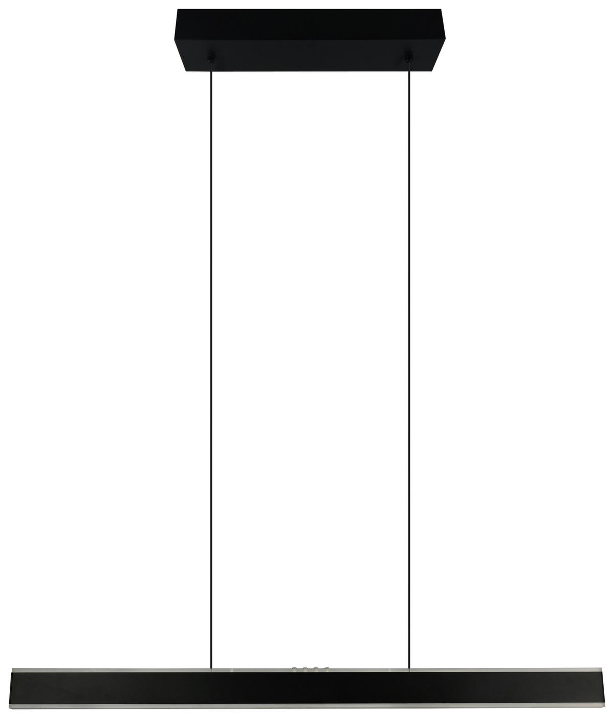 LED-HÄNGELEUCHTE Croom 120/10/60-180 cm   - Schwarz/Weiß, Design, Kunststoff/Metall (120/10/60-180cm) - Trio Leuchten