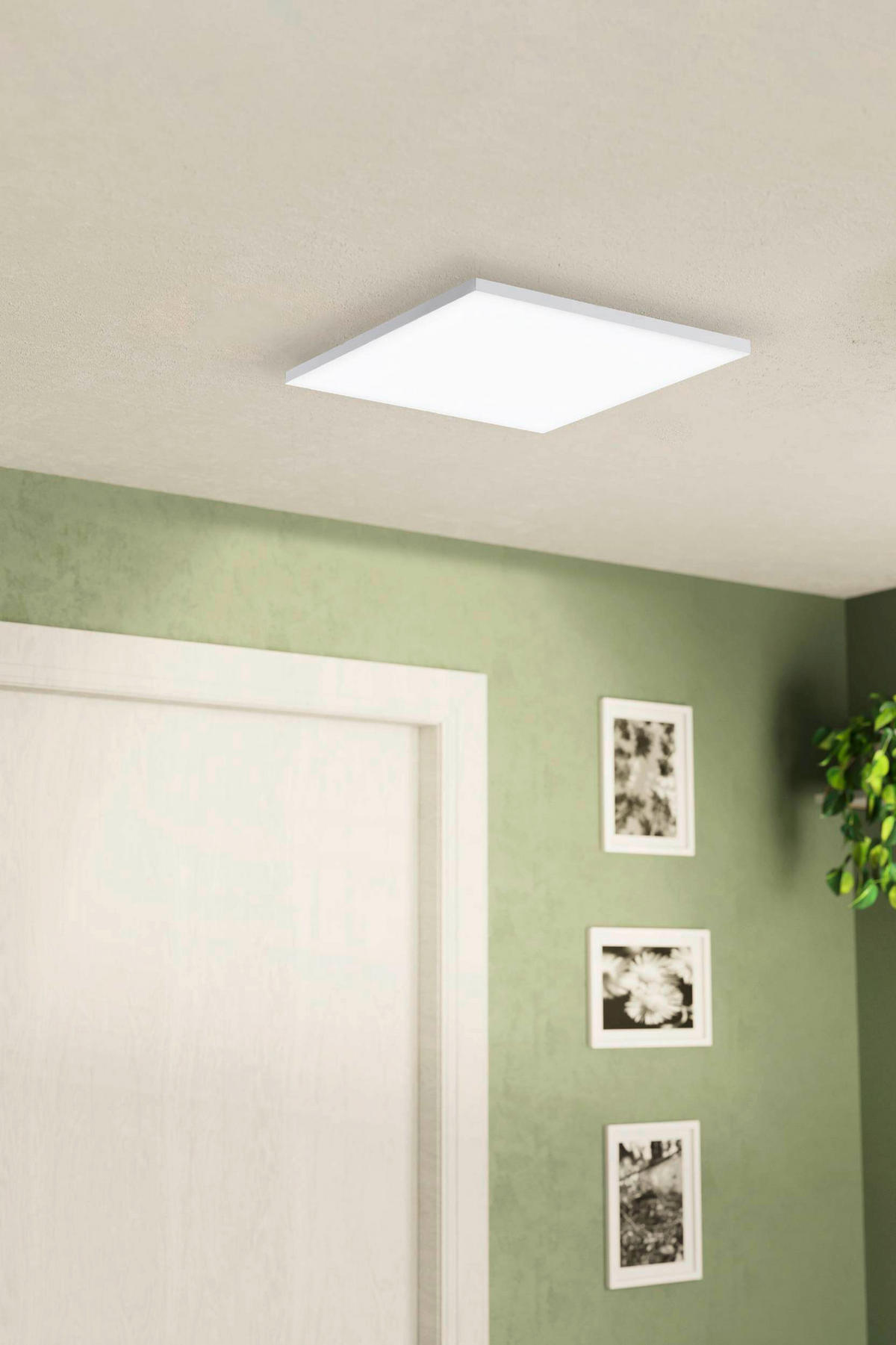 LED-PANEEL 28,7/28,7/6,2 cm  - Weiß, Basics, Kunststoff/Metall (28,7/28,7/6,2cm) - Eglo