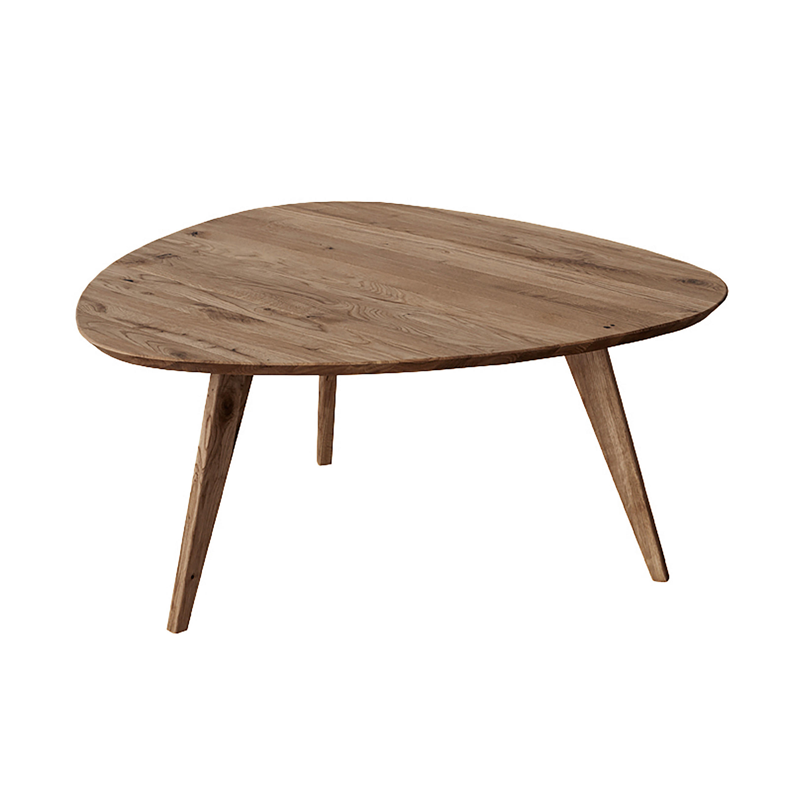 COUCHTISCH Holz 96/95/47,5 cm  - Eichefarben/Dunkelbraun, Design, Holz (96/95/47,5cm) - Livetastic