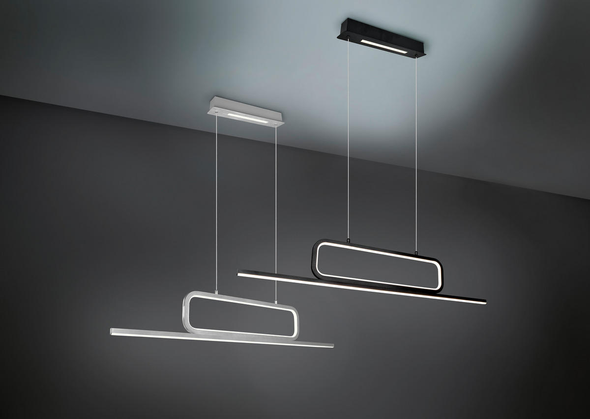 LED-HÄNGELEUCHTE 110/7,5/150 cm  - Alufarben, Basics, Metall (110/7,5/150cm) - Trio Leuchten