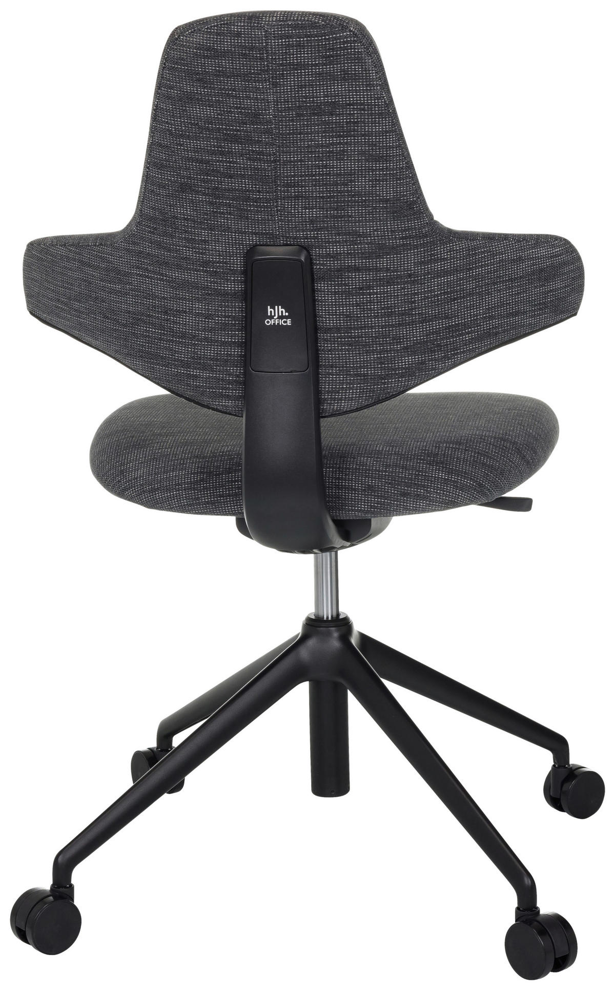 OTOČNÁ ŽIDLE, plochá tkanina, šedá - šedá/černá, Moderní, kov/textil (58/87 - 97/57cm) - MID.YOU