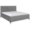 POLSTERBETT Lattenrost, Bettkasten 180/200 cm  in Grau  - Birkefarben/Schwarz, KONVENTIONELL, Holz/Textil (180/200cm) - Boxxx