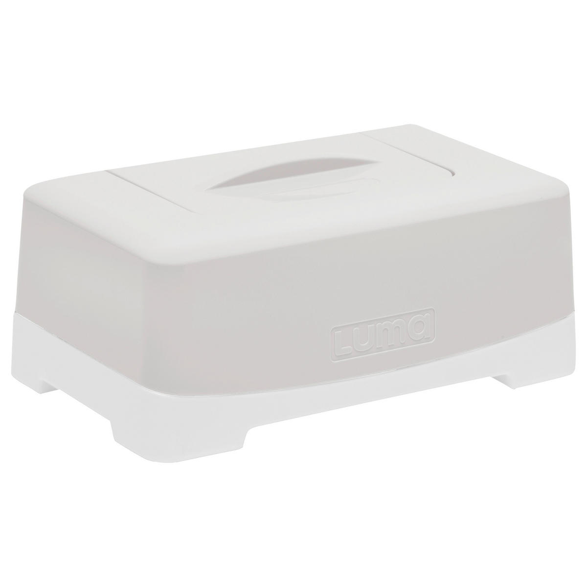 FEUCHTTÜCHER-BOX  LUMA Pure Oat  - Weiß, Basics, Kunststoff (21/13/9cm) - Bebe Jou