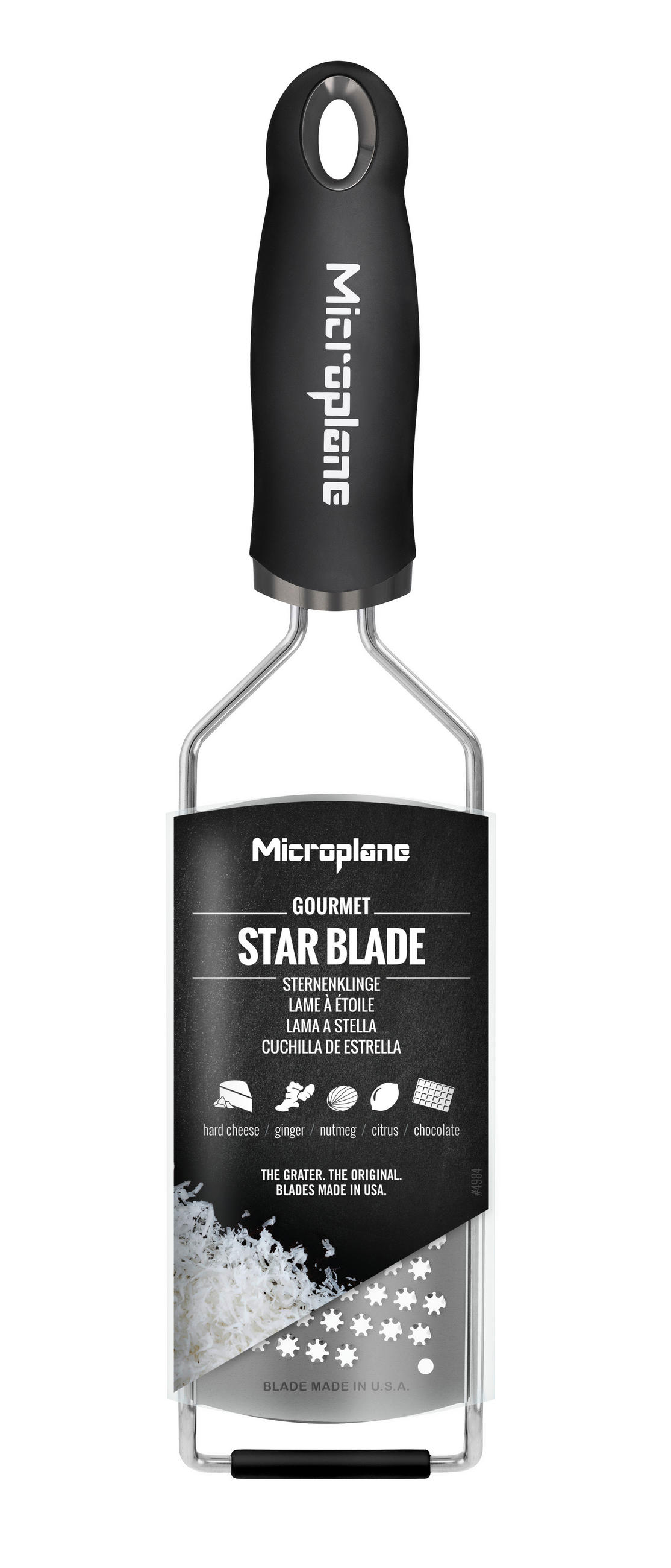 REIBE GOURMET  - Schwarz, Basics, Kunststoff/Metall (31,2/7,5/3cm) - MICROPLANE