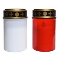 GRABLICHT - Weiss/Rot, Basics, Kunststoff (7,5/13cm)