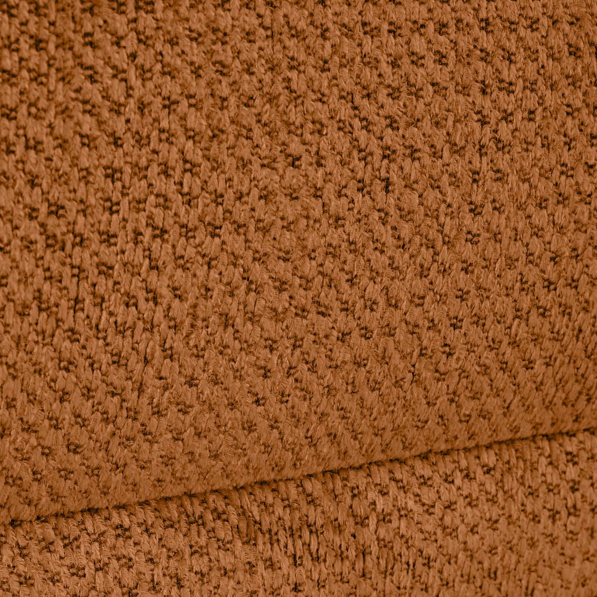 SCHLAFSOFA  mit Stoffauswahl, Liegefunktion, Schlafen auf Sitzhöhe, Rücken echt Chenille Rostfarben  - Rostfarben/Schwarz, KONVENTIONELL, Kunststoff/Textil (201/72/98cm) - Carryhome