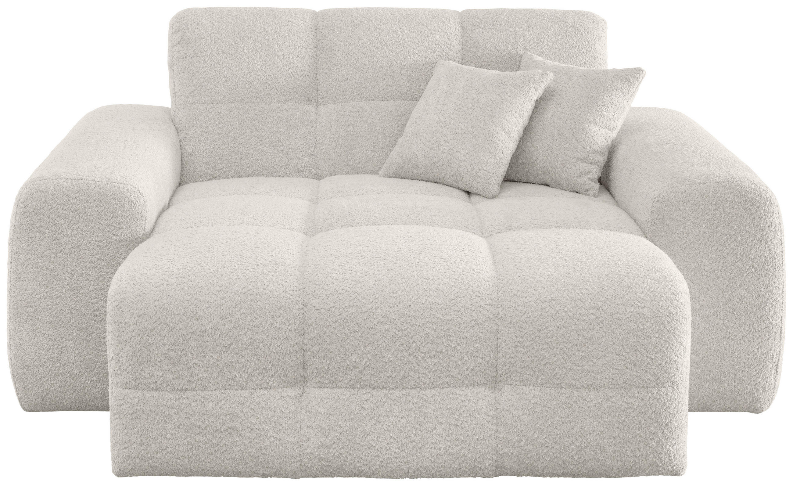 XXL-SESSEL - Schwarz/Weiß, MODERN, Kunststoff/Textil (181/87/155cm) - Livetastic