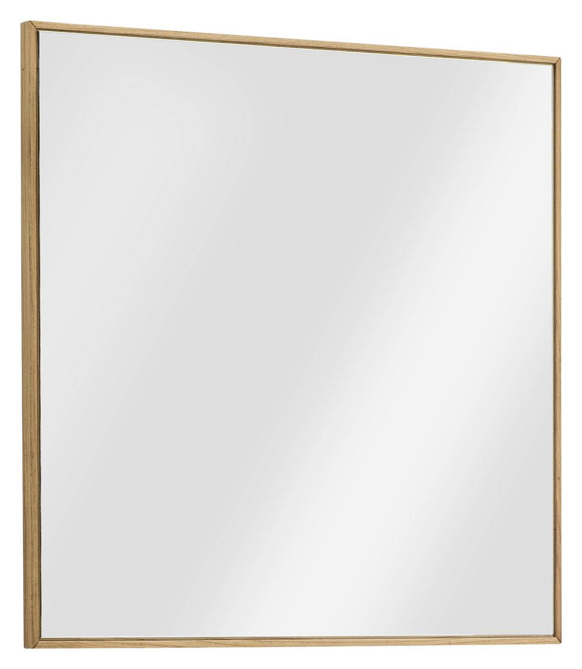 WANDSPIEGEL 72/72/3 cm    in quadratisch  - Eichefarben, MODERN, Glas/Holz (72/72/3cm) - Linea Natura