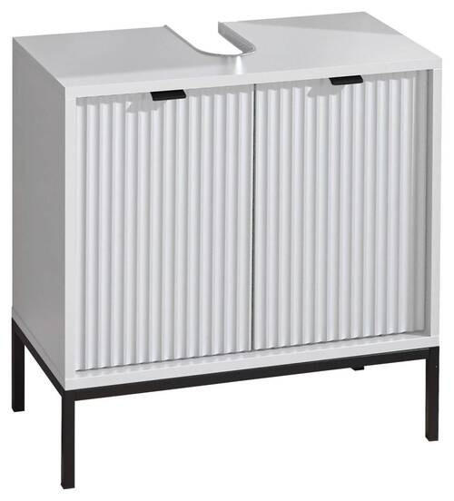 WASCHBECKENUNTERSCHRANK 60/60/32 cm  - Anthrazit/Weiß, MODERN, Holzwerkstoff/Kunststoff (60/60/32cm) - MID.YOU